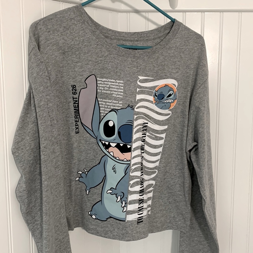 Disney Stitch Long Sleeve Top “Mischievous To Cause Chaos Across The Galaxy”